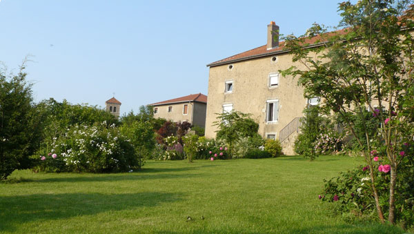 Jardin de la table d'hôtes Ste Geneviève